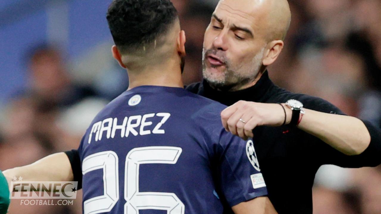 Riyad Mahrez Pep Guardiola