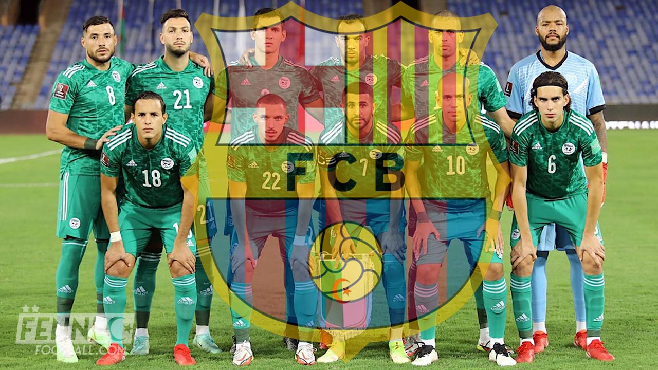 équipe Algérie Barca joueur algérien