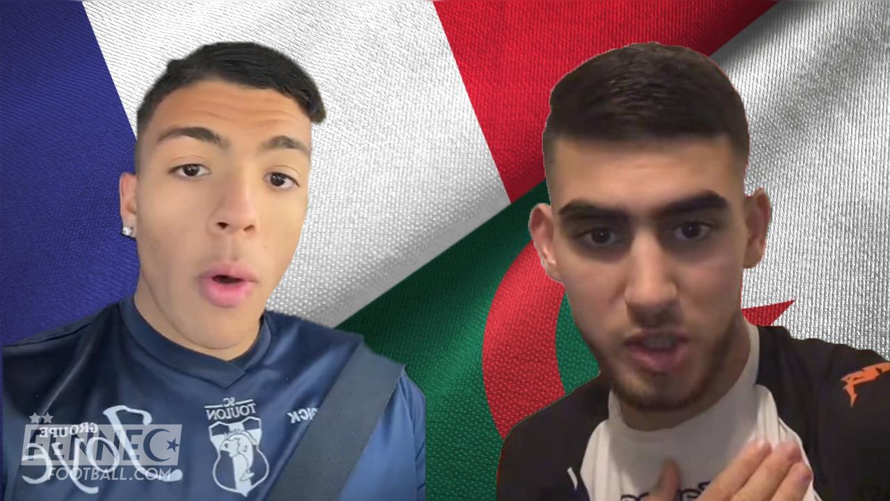 France Algerie joueurs