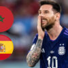 Maroc Espagne Messi