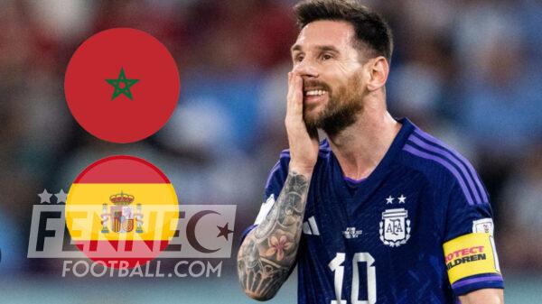 Maroc Espagne Messi
