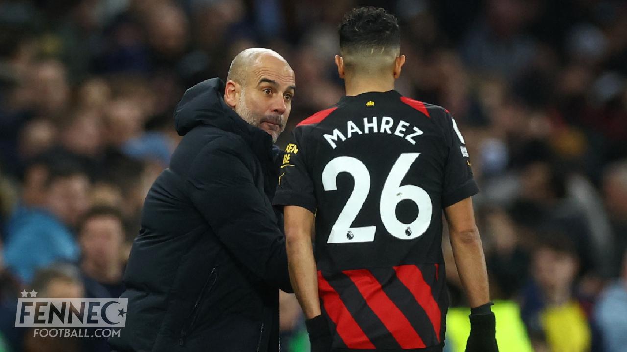 Riyad Mahrez Pep Guardiola