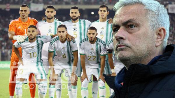 mourinho entraineur équipe algerie