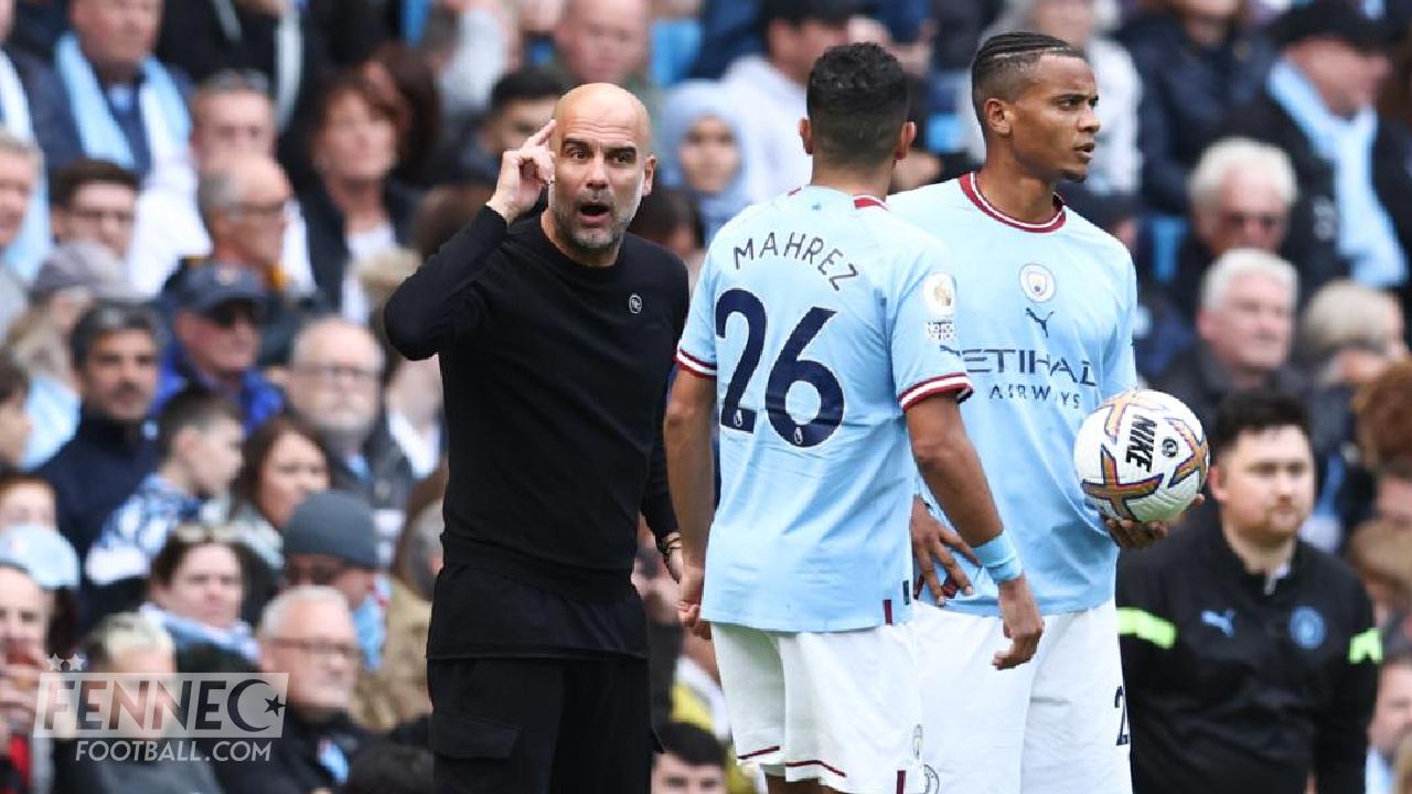 Riyad Mahrez Pep Guardiola
