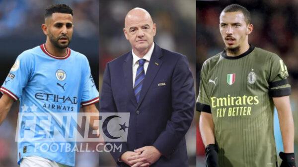 Riyad Mahrez Ismael Benncer Gianni Infantino