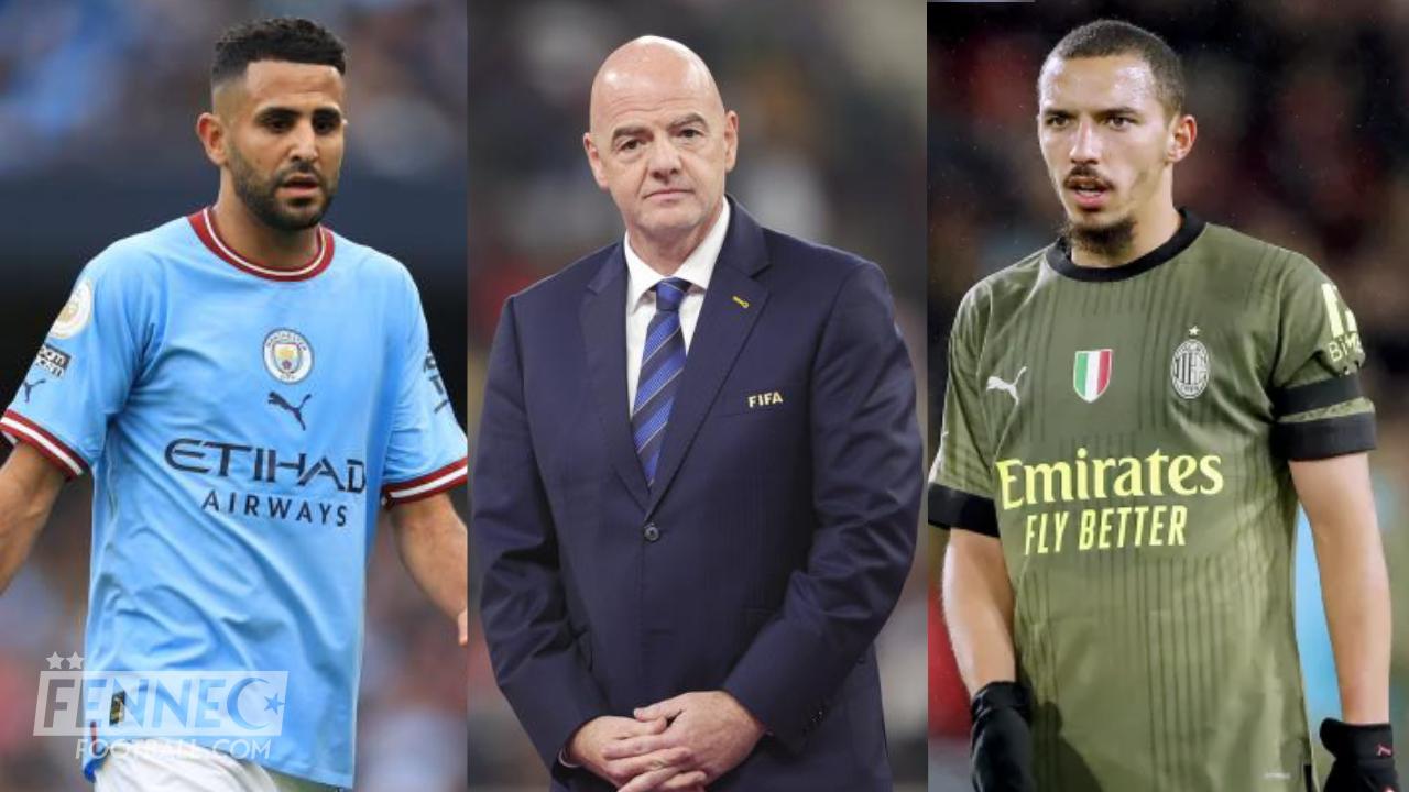 Riyad Mahrez Ismael Benncer Gianni Infantino