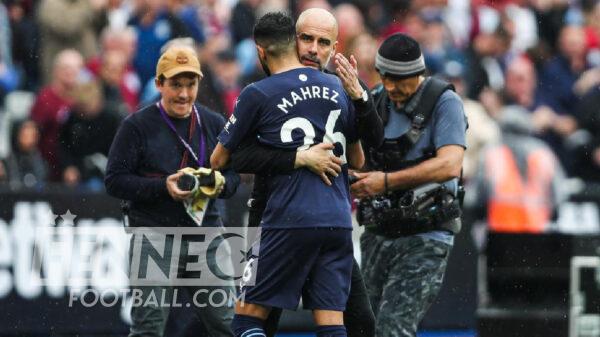 Riyad Mahrez Pep Guardiola