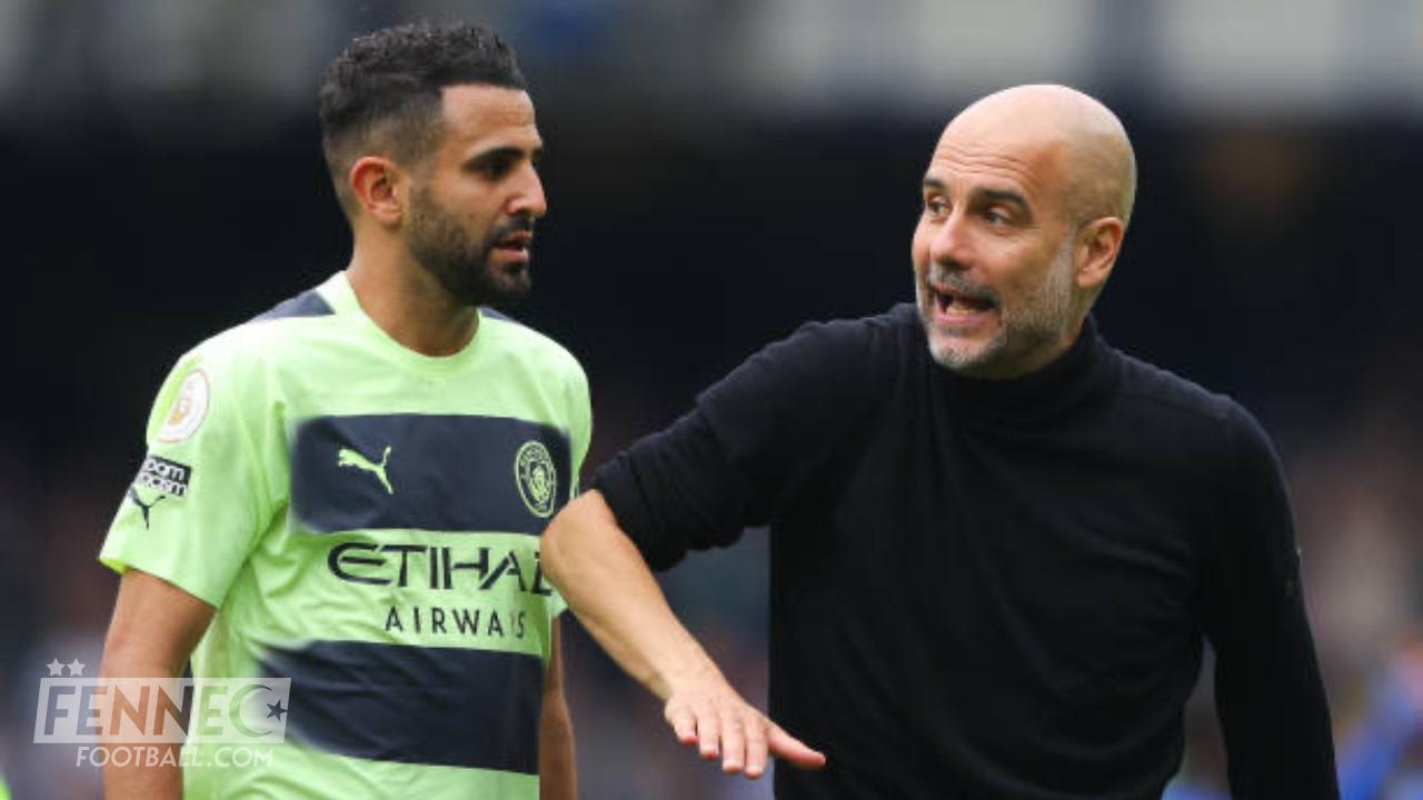 Riyad Mahrez Pep Guardiola