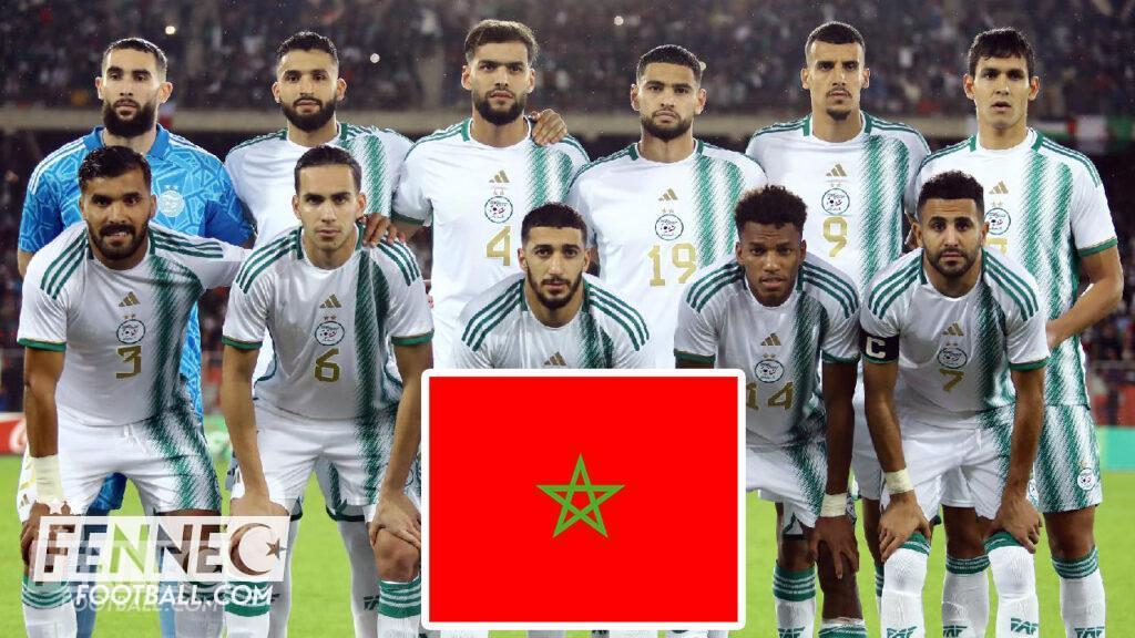 international algérien maroc équipe algérie