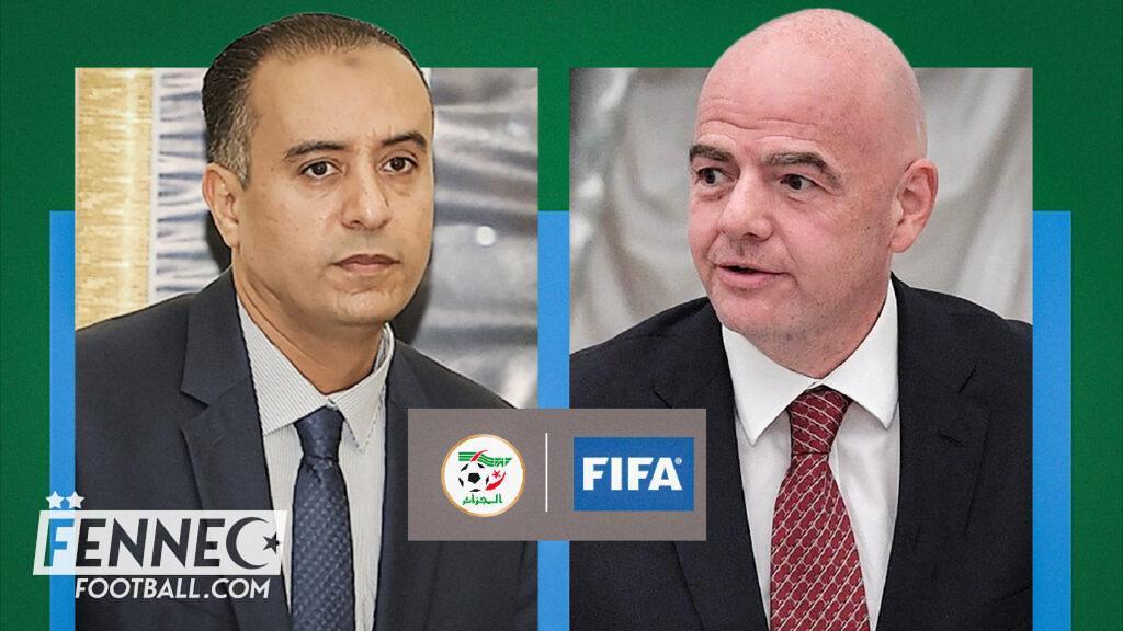 Equipe d'Algérie Walid Sadi Gianni Infantino