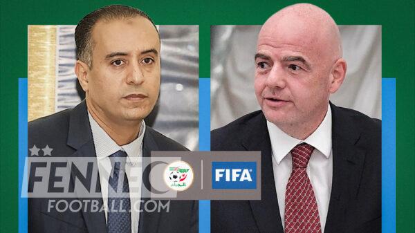 Equipe d'Algérie Walid Sadi Gianni Infantino