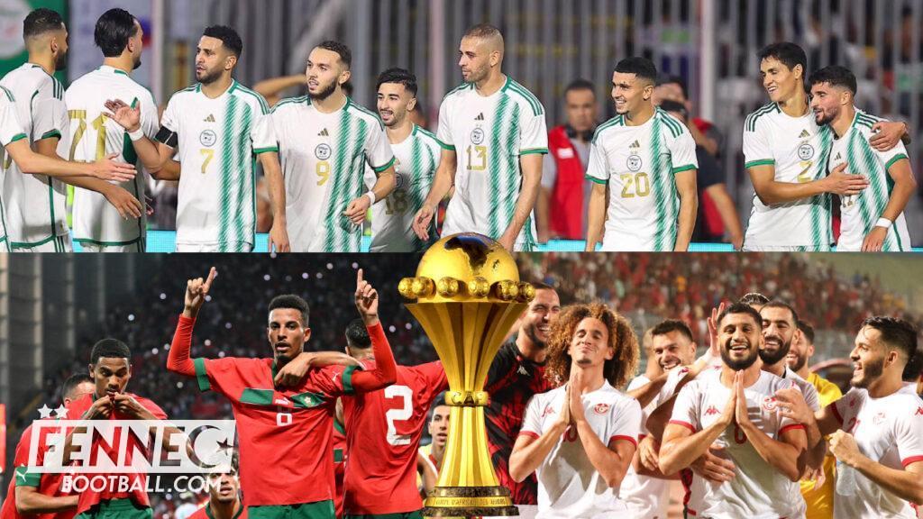équipe d'Algérie CAN Maroc Tunisie caf