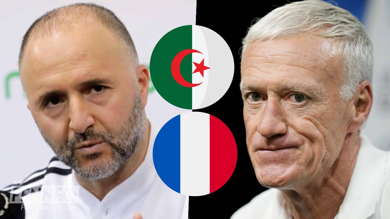 Djamel Belmadi Didier Deschamps Algérie France