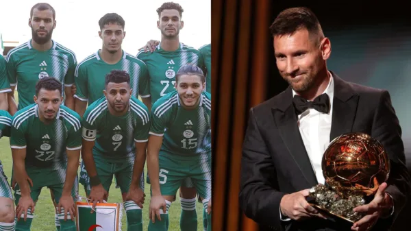 Jaouen Hadjam international Algérien Messi Ballon d'Or équipe Algérie