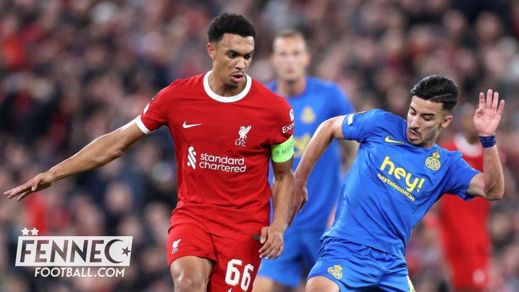 Mohamed El Amine Amoura réagit après son grand match face à Liverpool !