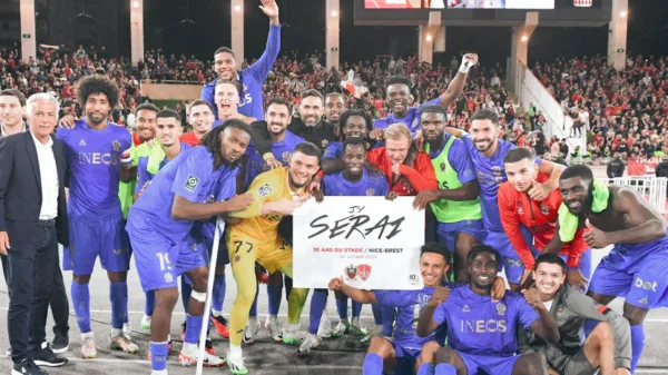 OGC Nice international Algérien Baderdine Bouanani équipe Algérie