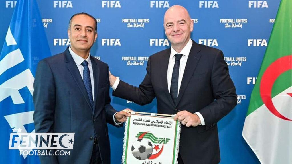 walid sadi gianni infantino Belmadi