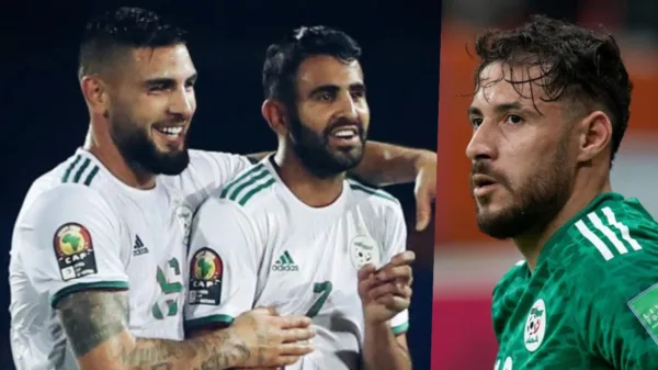 Riyad Mahrez Andy Delort Youcef Belaili