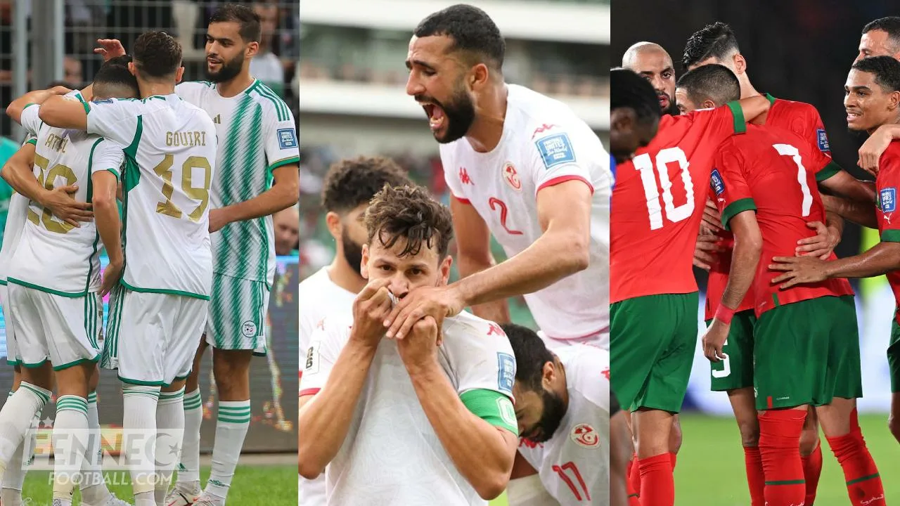 équipe d'Algérie Maroc Tunisie