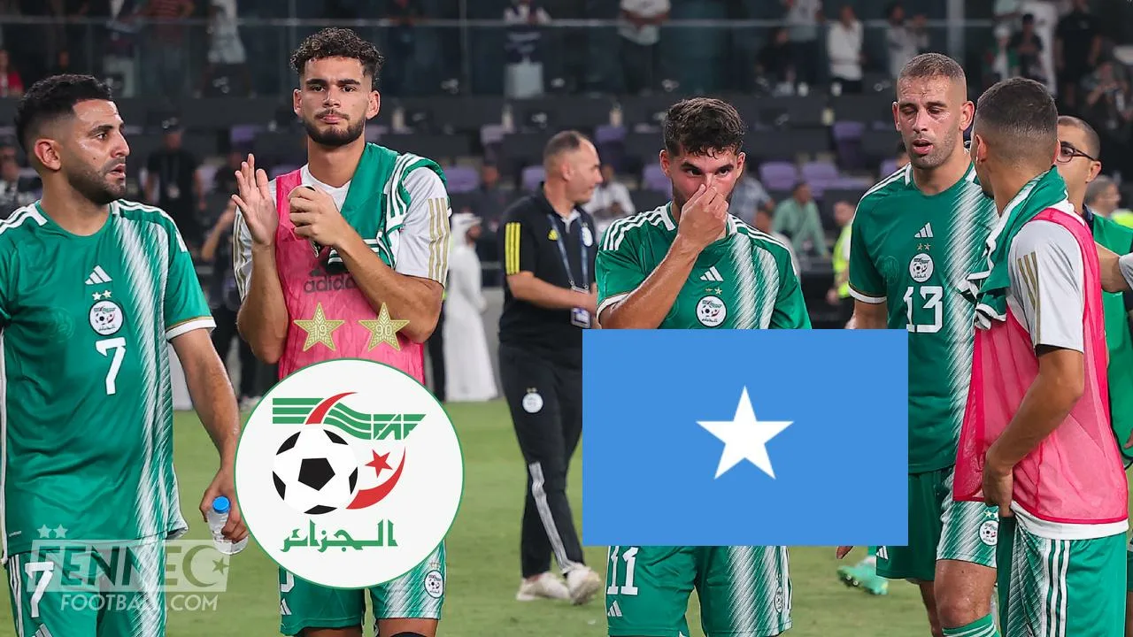 équipe d'Algérie Somalie FAF