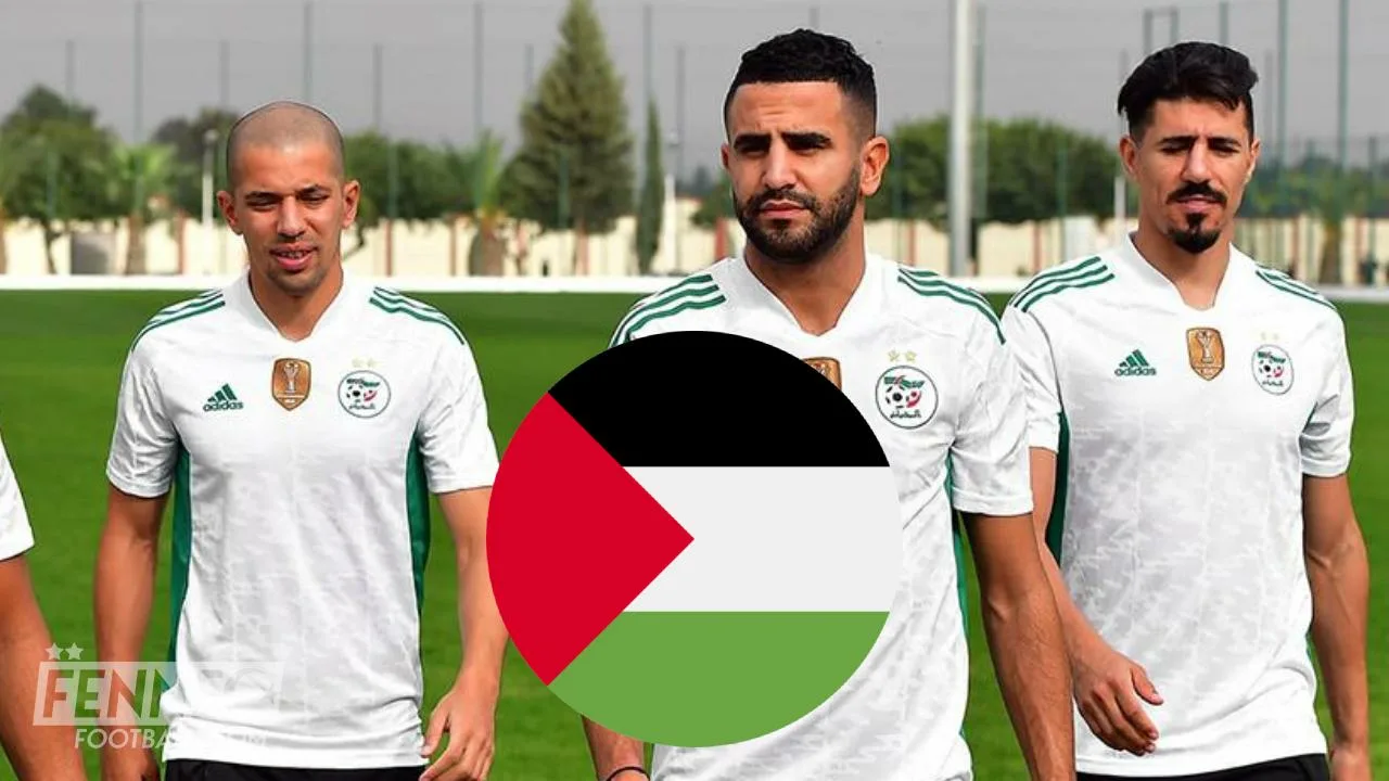 Alg rie CAN nouveau maillot en hommage la Palestine