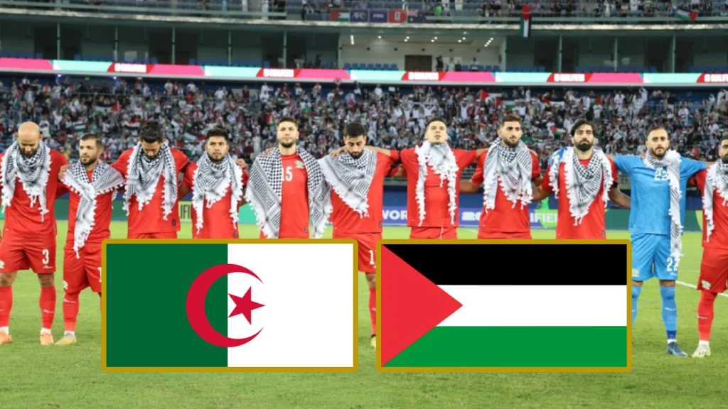 équipe algérie palestine