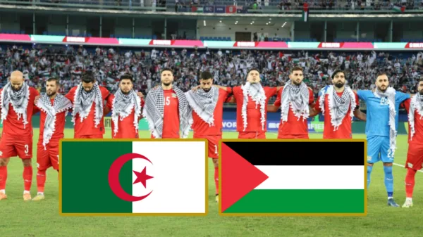 équipe algérie palestine