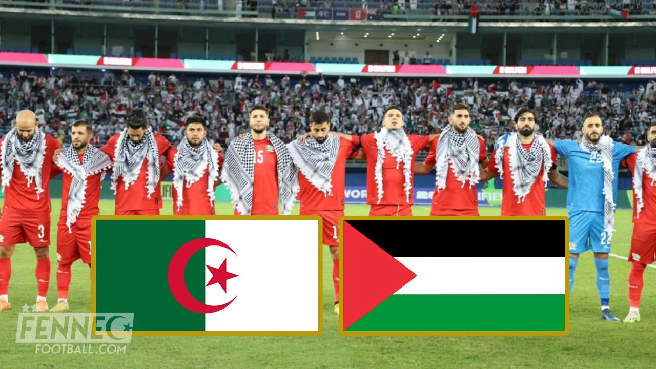 équipe algérie palestine