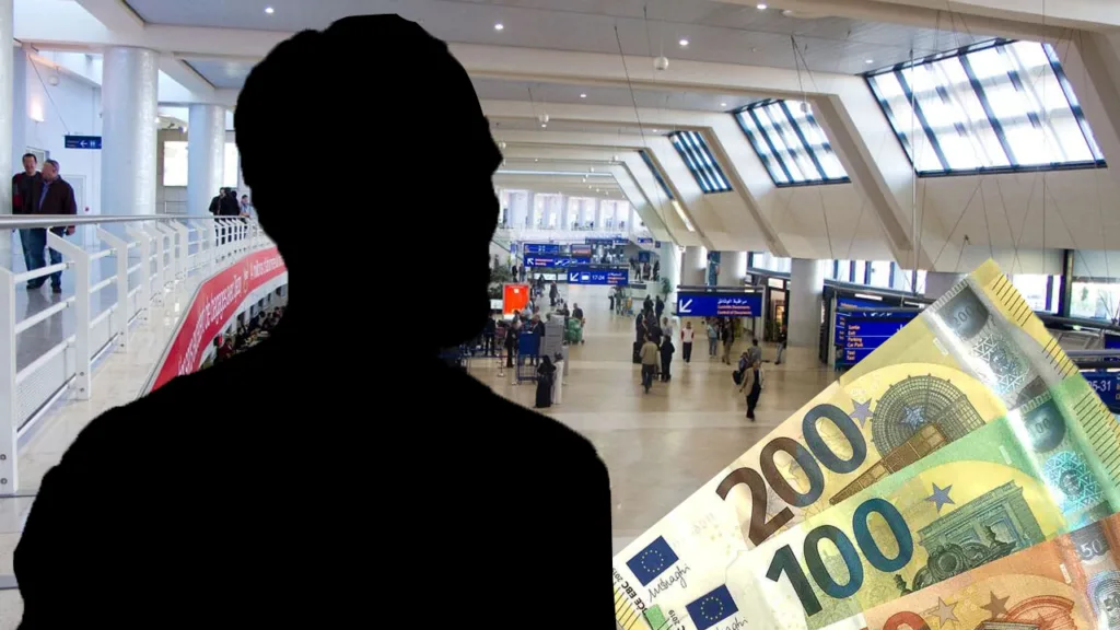 international algérien joueur équipe algérie euros aeroport