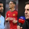 Gary Neville Riyad Mahrez Antony