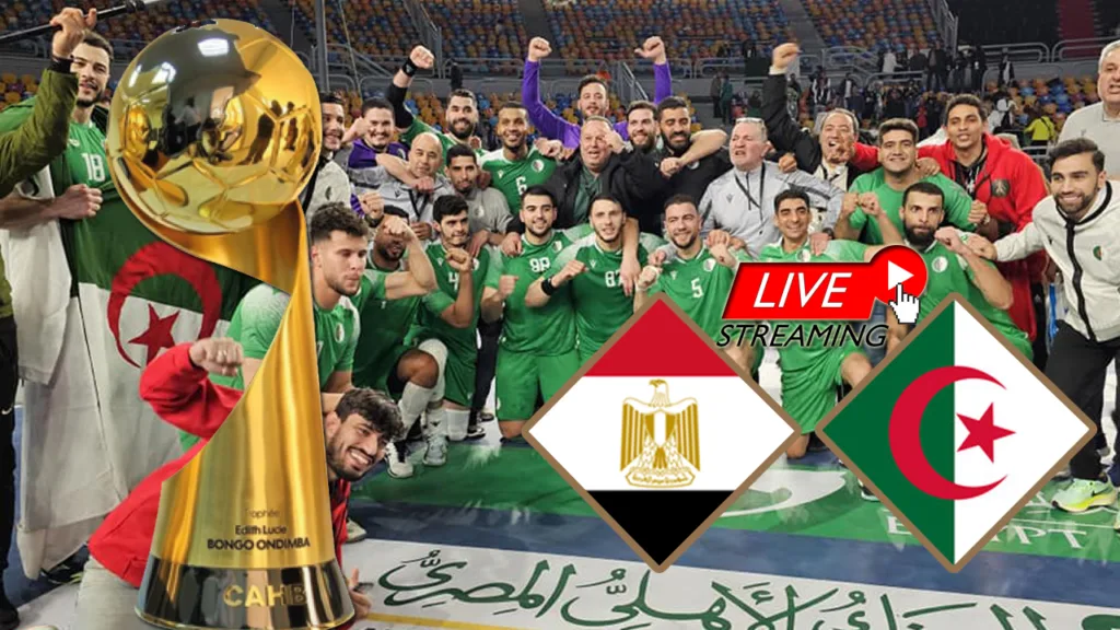 Handball / CAN Algérie Egypte suivez le match en streaming