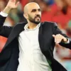 Walid Regragui équipe du Maroc de football  Zakaria El Ouahdi