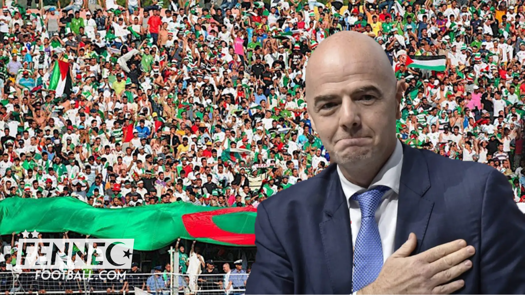 gianni infantino supporter algériens équipe Algérie