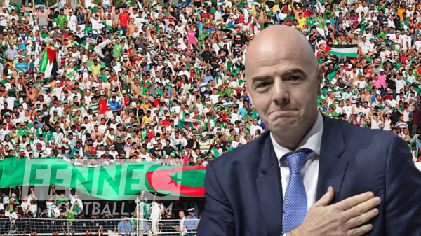 gianni infantino supporter algériens équipe Algérie