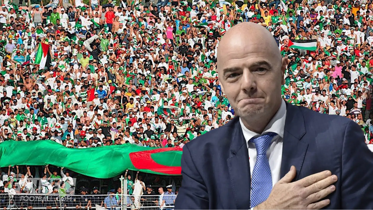 gianni infantino supporter algériens équipe Algérie