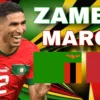 Maroc Zambie quelle chaine