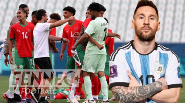 Lionel Messi Argentine Maroc