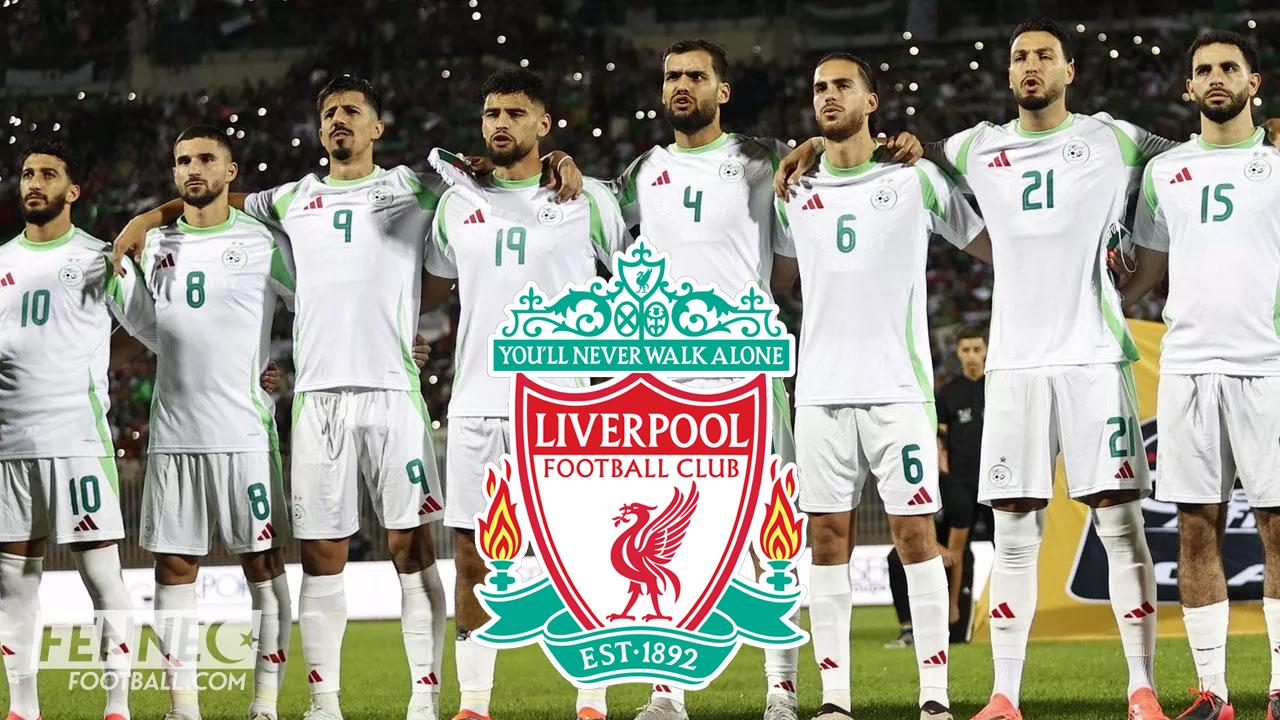 Liverpool joueur algérien équipe Algérie