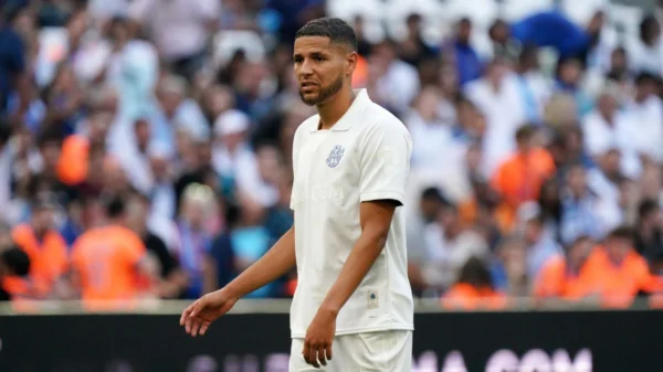 Amine Harit desabuse sur le terrain avec l'OM