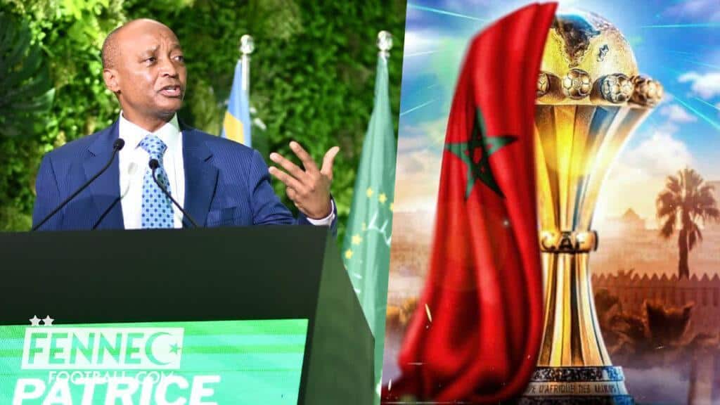 Motsepe CAF CAN 2025 Maroc